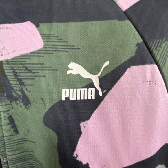PUMA Classics Printed T7 Track Y2K Bomber Jacket Woman- Size M - Picture 11 of 13